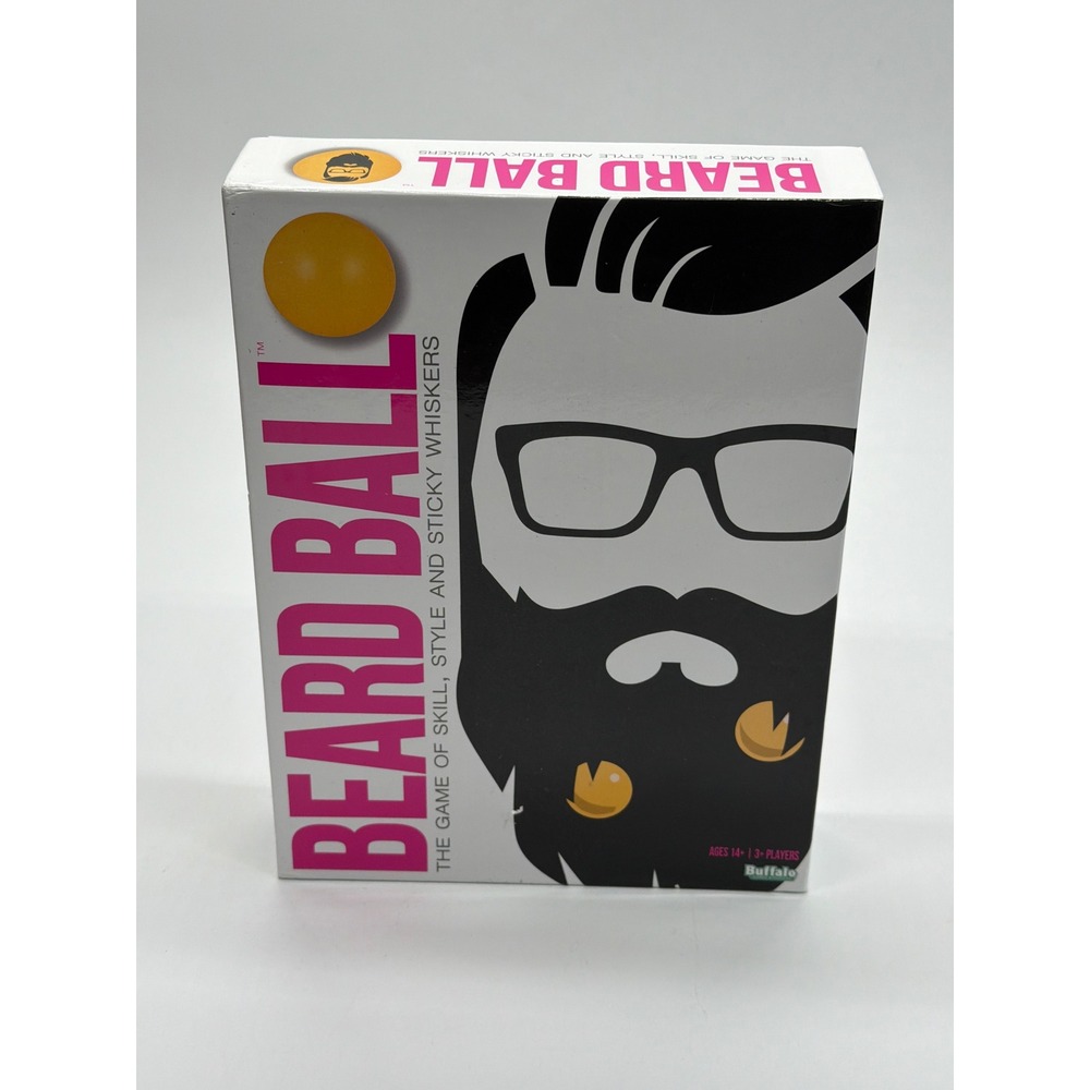 Buffalo Games Beard Ball The Game of Skill‎ Style and Sticky Whiskers Party Game